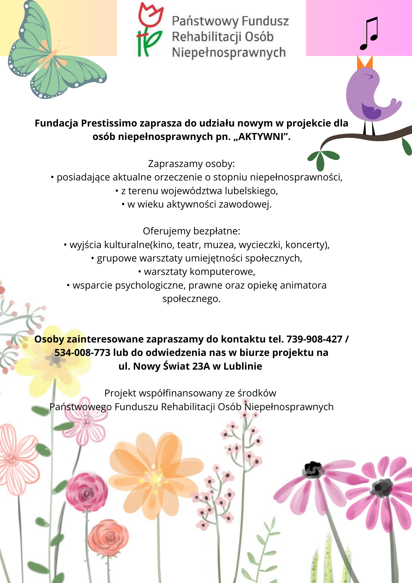 Read more about the article Nowy projekt „AKTYWNI”